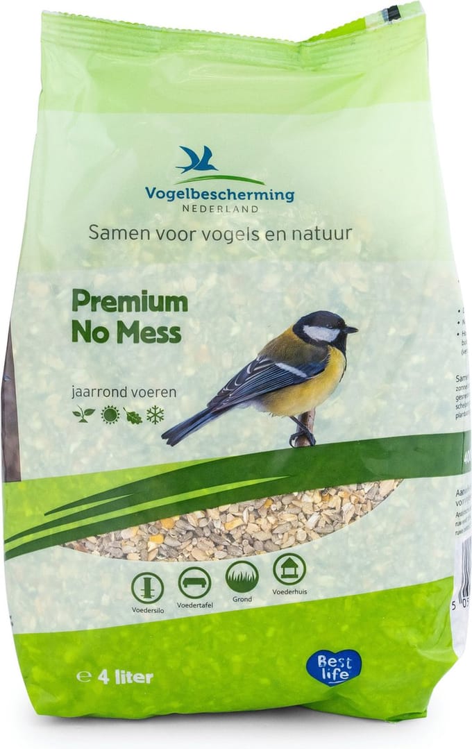 Wildbird Vbn Premium No Mess - Tuinvogelvoer - 4 l