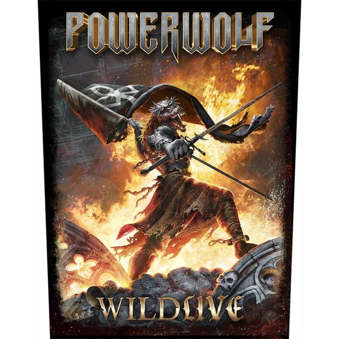 Powerwolf Wildlive Unisex Embleem - meerkleurig - Standard