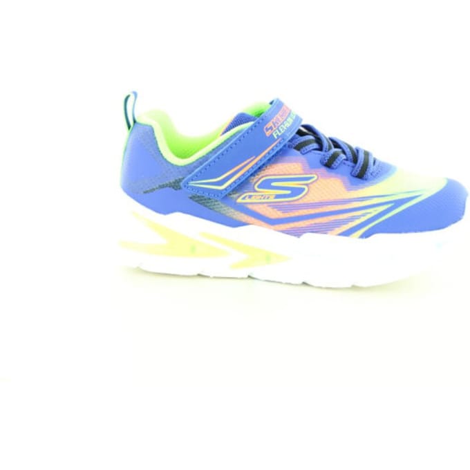 Skechers S Lighs Flex-Glow Ultra jongens sneaker - Blauw multi