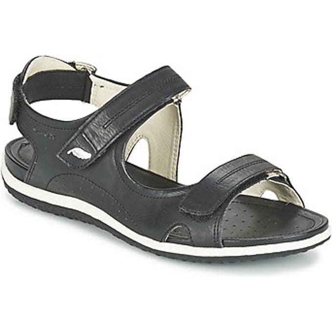 GEOX SANDAL VEGA DAMES Sandalen - ZWART - Maat 40