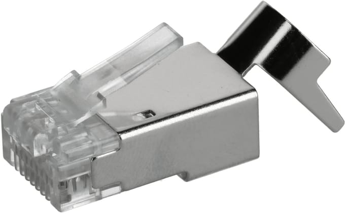 DANICOM SFTP CAT6a RJ45 Connector - voor stugge kern - 10 stuks
