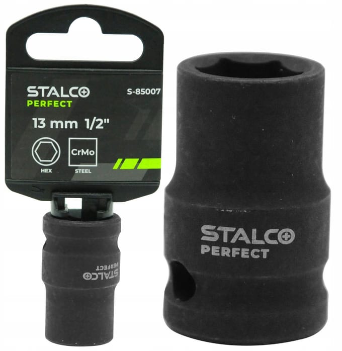 Slagdoppensleutel 13mm 6-kant 1/2" Stalco Perfect