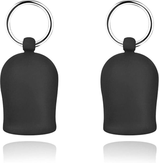 Tepelzuigers - Tepelzuigers siliconen Met Ring – Zwart