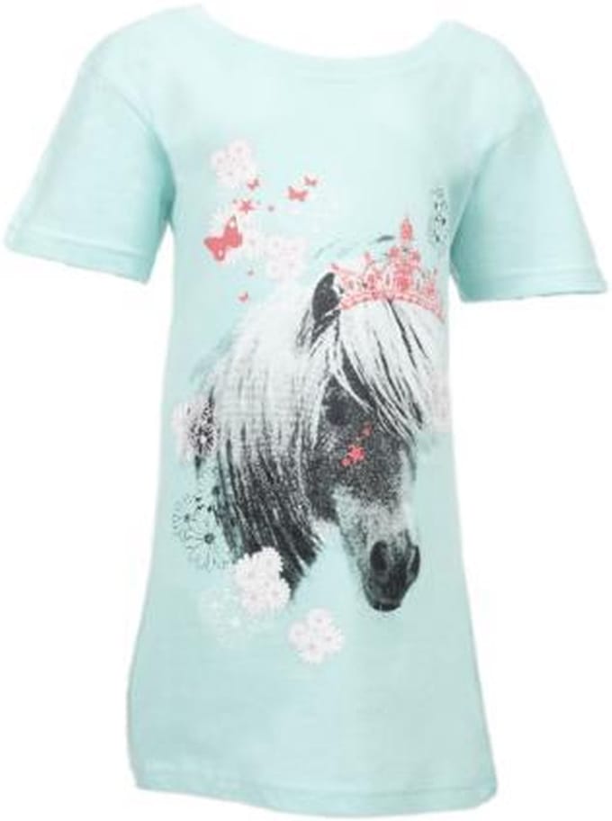 Anouk Michaela Paarden Bigshirt Mint maat 116