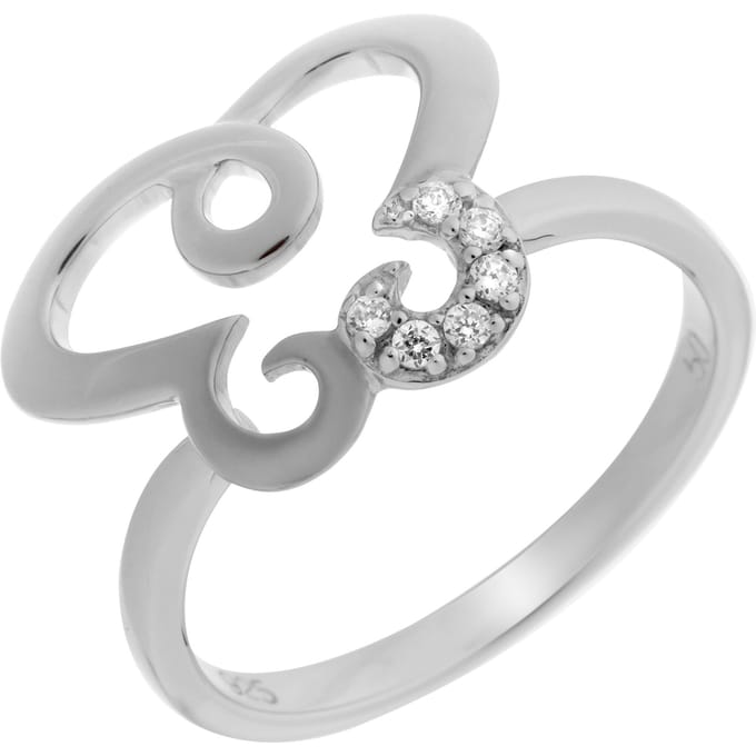 Orphelia Dames 925 Sterling Zilveren Ring - Zilver ZR-7088