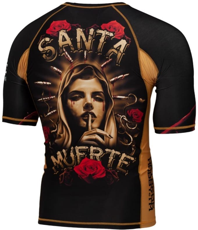 Extreme Hobby Santa Muerte - Rashguard - Korte Mouw - Heren
