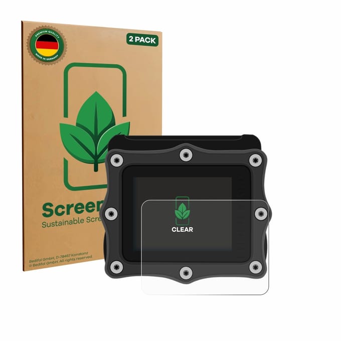 2 Stuks Screenprotector voor Shearwater Perdix 2 - Hoogwaardige Beschermfolie transparant