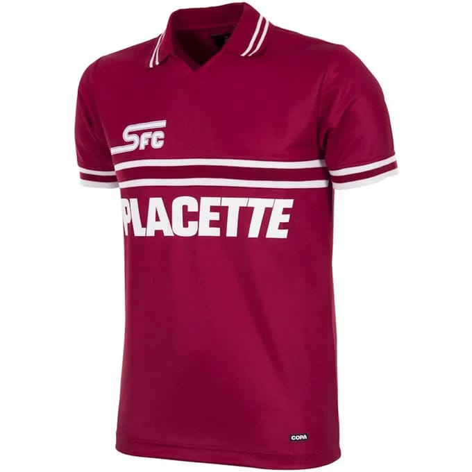 COPA - Servette FC 1984/85 Retro Voetbalshirt - Heren - Rood - M