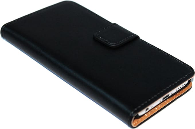 Kunstleren hoesje zwart Geschikt voor iPhone 5 / 5S / SE