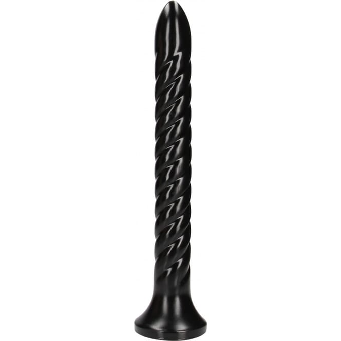 Shots - Ouch! OU840BLK - Swirled Anal Snake - 12''/ 30 cm - Black