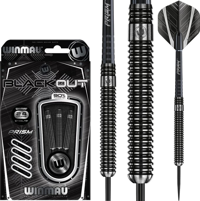 Winmau Blackout 1 90% - Dartpijlen