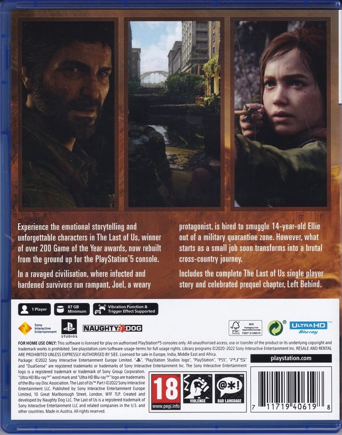 The Last of Us Part 1 PS5
