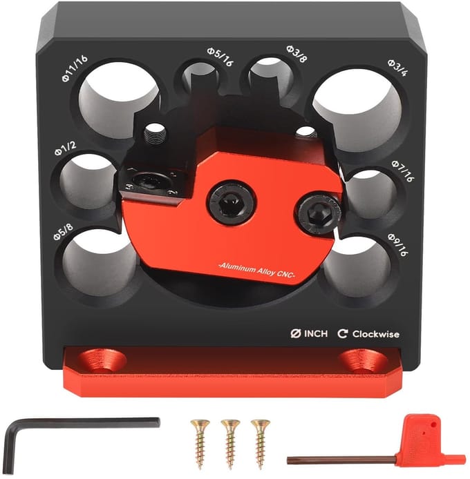 Dailygoods - Pluggenmaker met 8 Gaten en Hardmetalen Lemmet