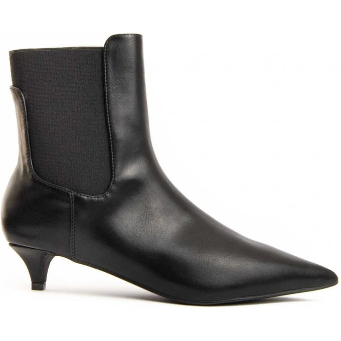 Botín De Tacón Para Mujer.  Montevita  Devilalow  96643 38 zwart