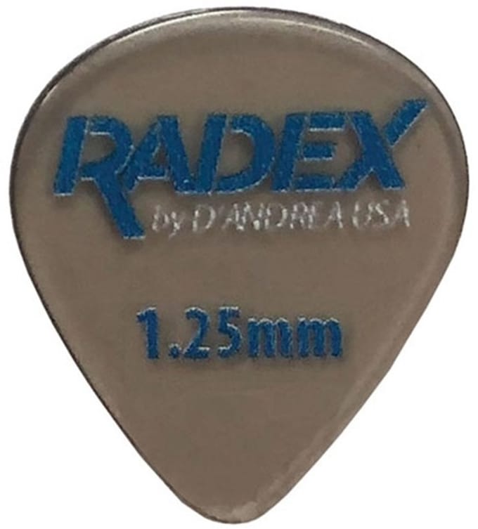 D'Andrea - Radex - 551 plectrum - 1.25 mm - 6-pack