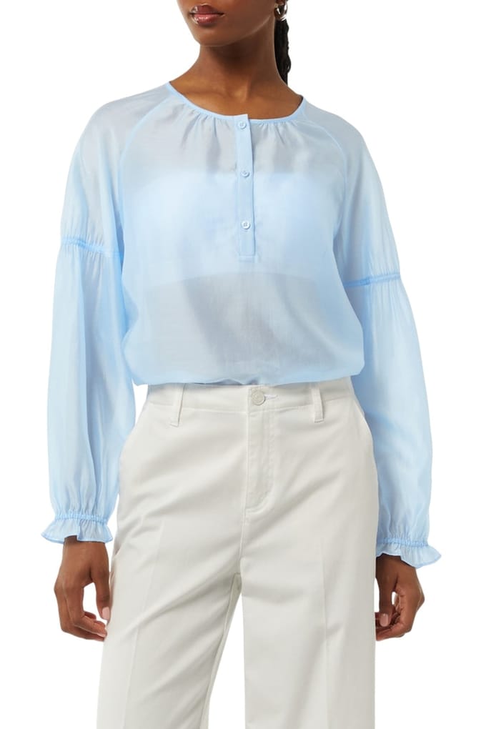 Comma  Blouses Blue Taglia: 36 | Maglie a manica lunga Outlet | Donna | Blu