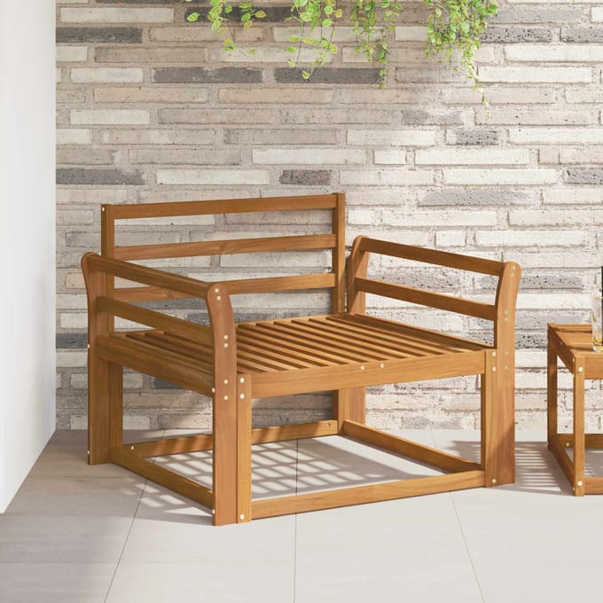 vidaXL - Buiten - Midden - Sofa - Naturel