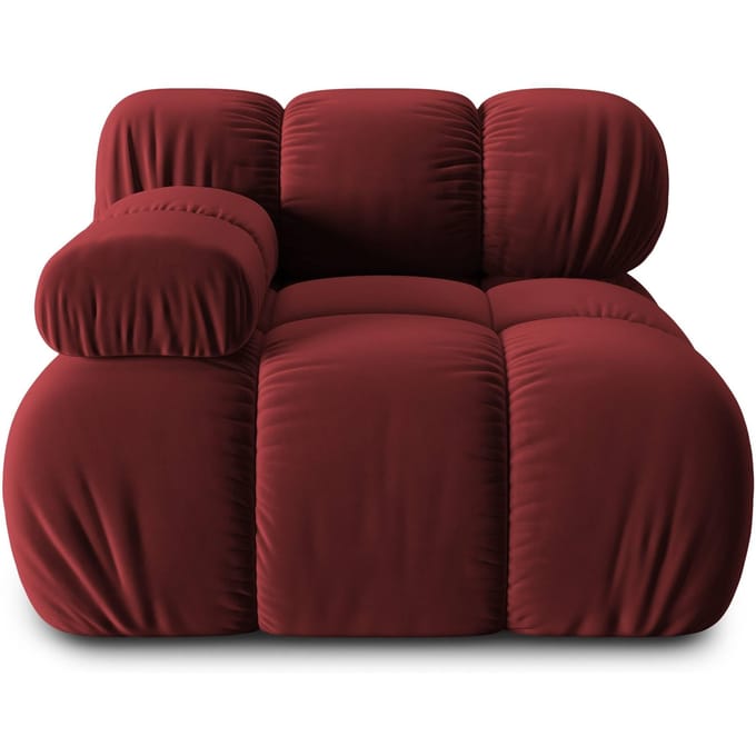 Modulair-hoekelement Tropea links velvet | Milo Casa