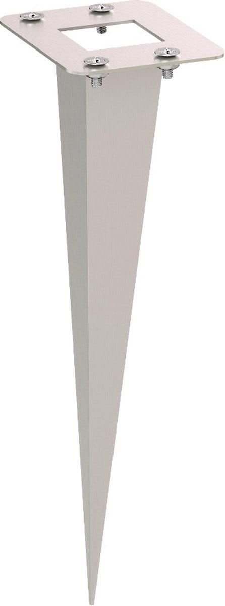 RVS grondspies - 18cm - Met montagemateriaal