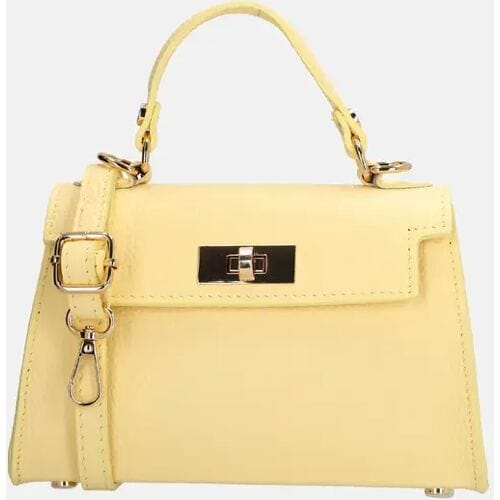 Charm London handtas S zachtgeel