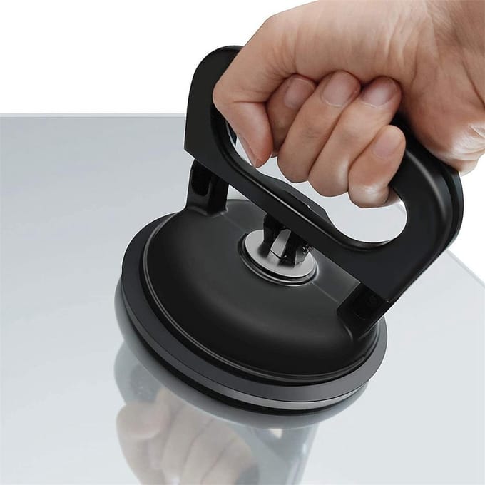 2 Stuks Uitdeuker Uitdeukgereedschap Zuignap Hefinrichting voor Auto's Uitdeuk Glas Tegels Spiegel Hefinrichting en black
