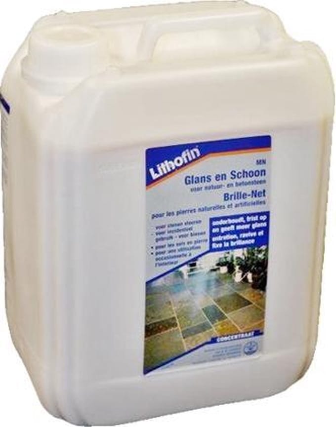 MN Glans en Schoon - Natuursteen glansmilk concentraat - Lithofin - 5 L