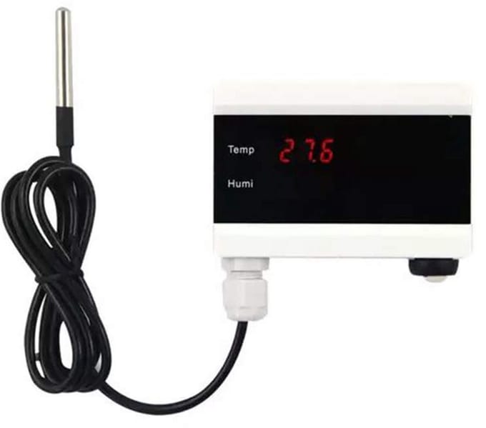 Wi-Fi Temperatuursensor met Digitaal Display en Alarmfunctie