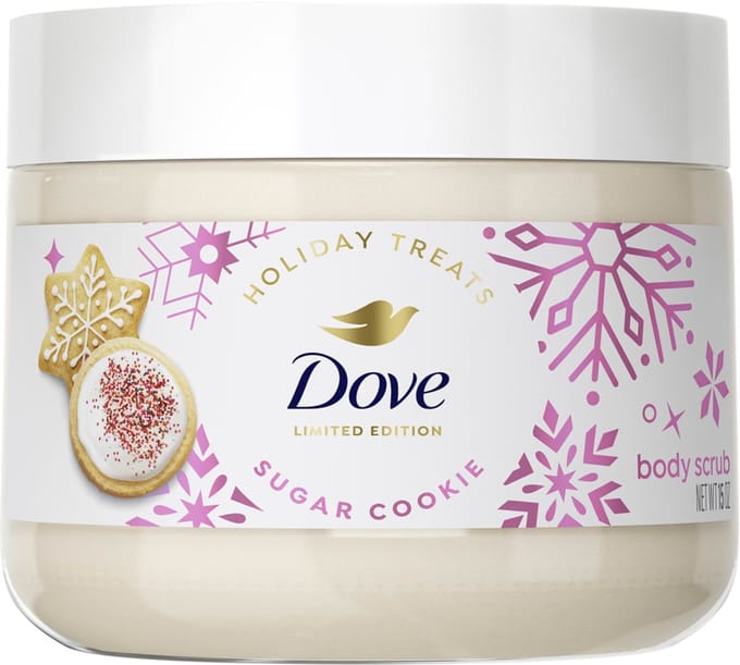 Dove, Holiday Treats, bodyscrub, Sugar Cookie, Lichaamsscrub - 15oz