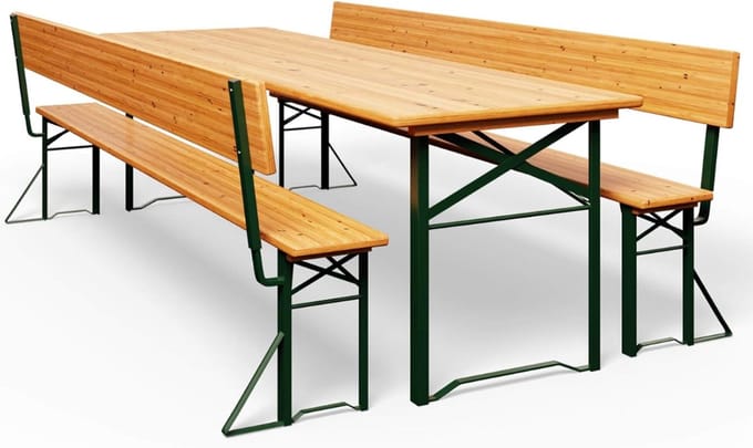 VLSelect® Tuintafel Met Stoelen - Tuin Set - Balkonset
