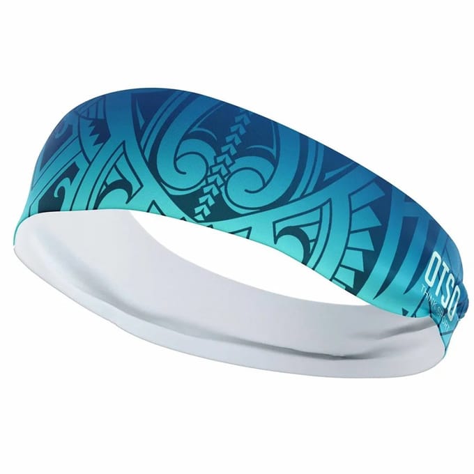 Otso Maori Tangaroa Hoofdband Blauw 8 cm