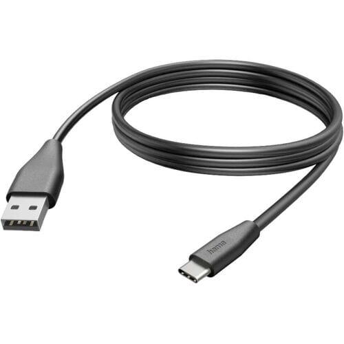 Hama USB-A naar USB-C kabel - USB-C oplaadkabel - Lange USB-C kabel - 3 meter - Geschikt voor Smartphone en Tablet - Zwart