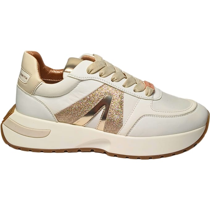 Damesschoenen Alexander Smith Hyde vrouw wit goud