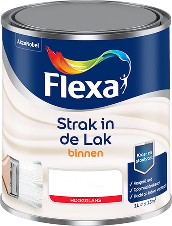 Flexa - Strak in de Lak Binnenlak Hoogglans - Vol Aubergine - Mengverf - 1 L