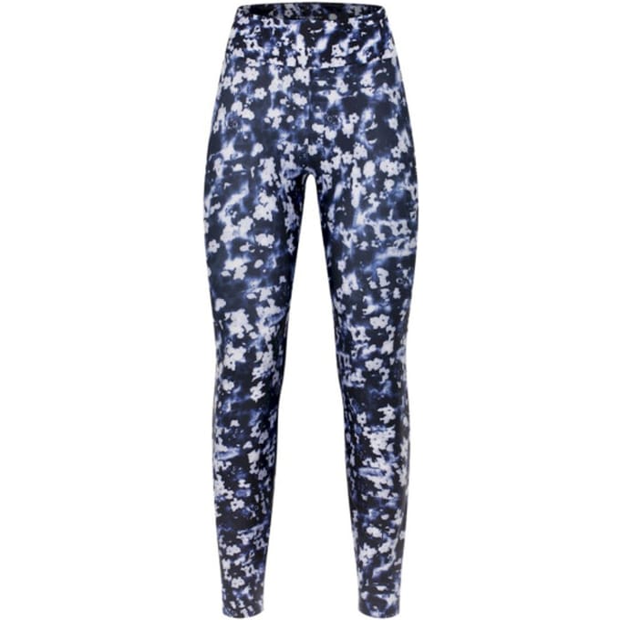 RÖHNISCH - Printed High Waist Tights - Lange trainingslegging dames - Donkerblauw