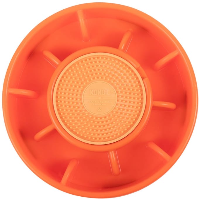 Kong Licks Mealtime - Hondenspeelgoed - Oranje L
