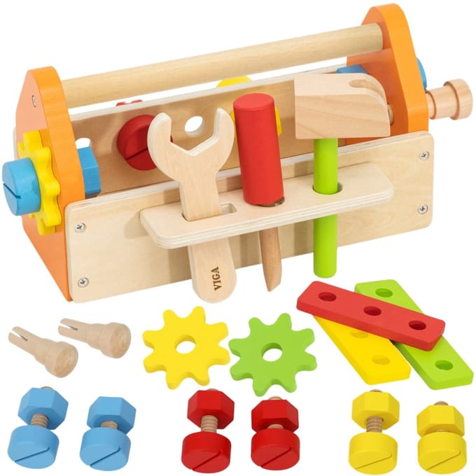 Viga gereedschapskist houten set - UNI