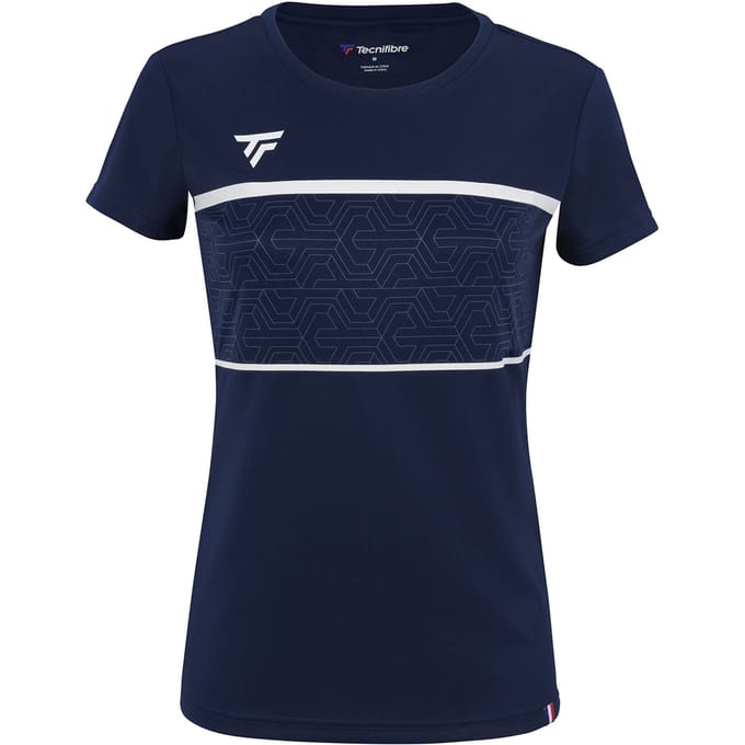 Tecnifibre Team Tech T-shirt Met Korte Mouwen Blauw S Vrouw