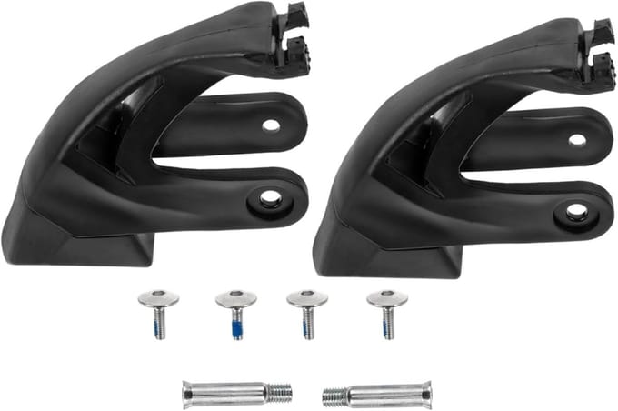 Set Inline Roller Skate Remmen, Universele Blokstoppers, Accessoires voor Steppen, Remframe 10 x 9 x 4 cm, Veiligheid en Comfort