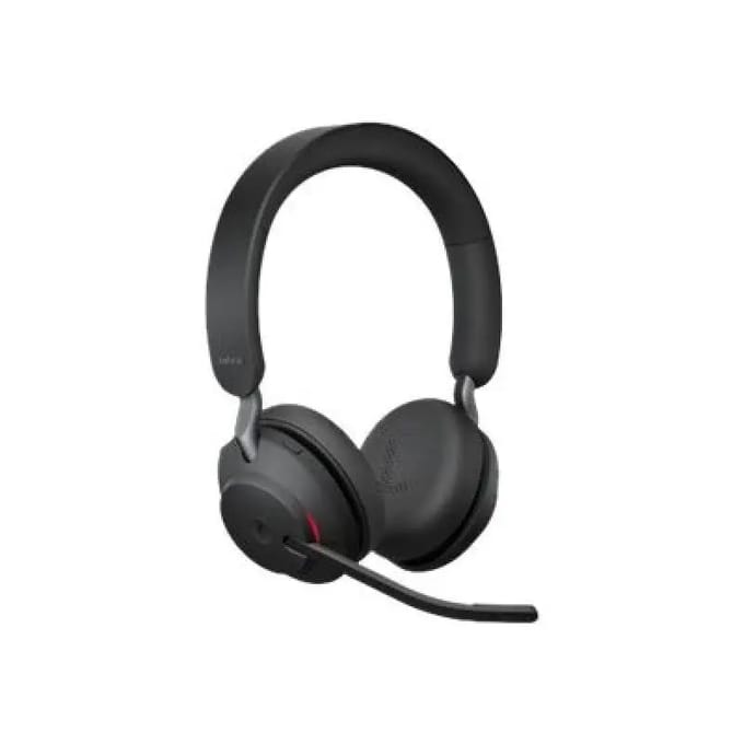 Jabra Evolve2 65 MS Telefoon On Ear headset Bluetooth Stereo Zwart Volumeregeling, Indicator voor batterijstatus, Microfoon uitschakelbaar (mute)