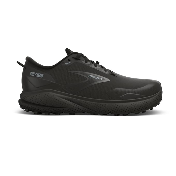 Brooks Divide 6 WS - Hardloopschoenen - zwart/zwart/primer grijs - 38