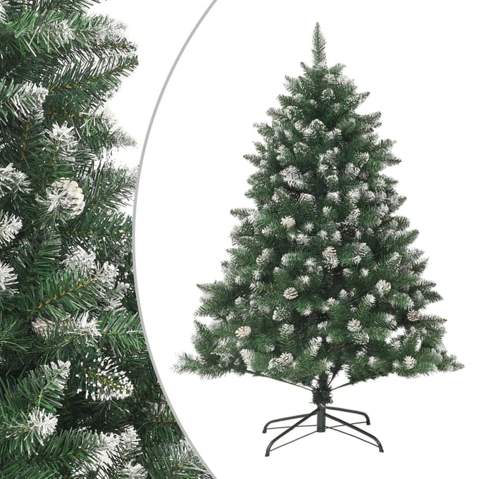 vidaXL - Kunstkerstboom - met - standaard - 120 - cm - PVC