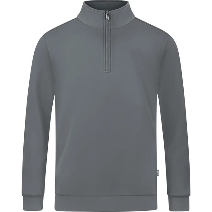 Jako Organic Ziptop Heren - Steengrijs | Maat: L