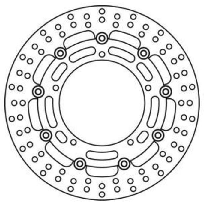 Remschijf TRW MSW246, 1 Stuk