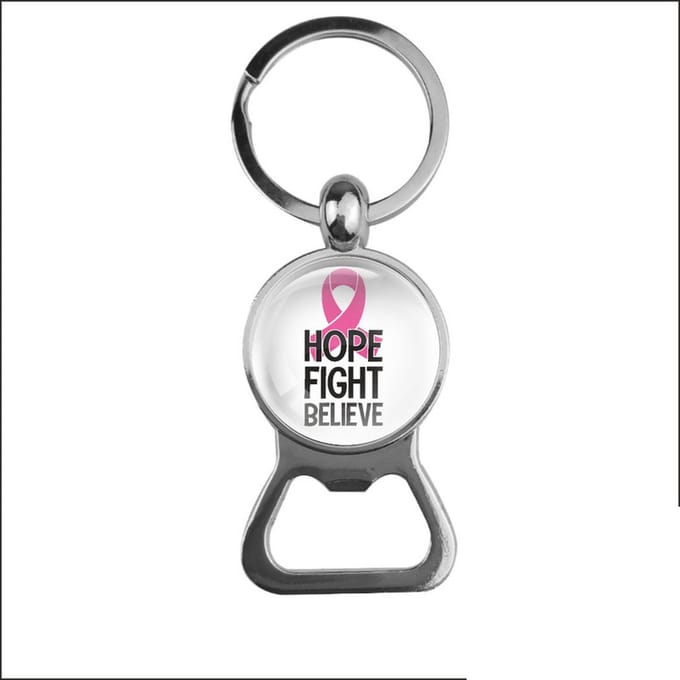 Bieropener Glas - Hope Fight Believe