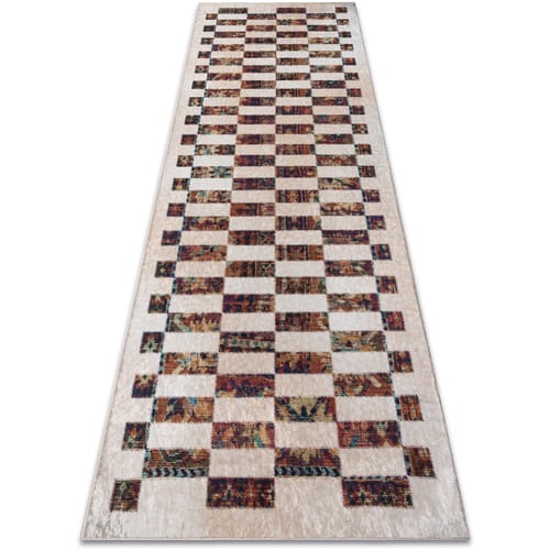Kleden Rugsx ANDRE 43780 tapijt wasbaar Geometrisch antislip - 80x200 cm