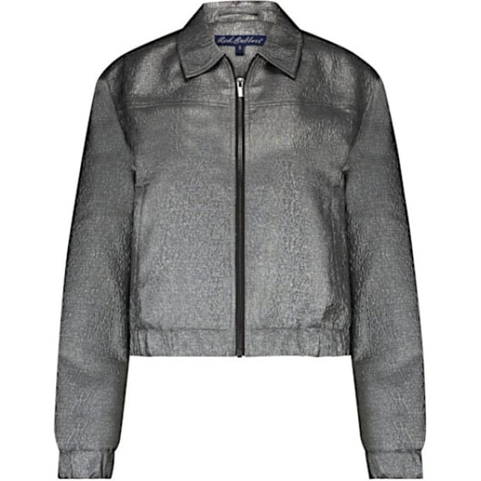 Red Button Blazer Bomber Metalic Srb4654 Grey Dames Maat - S
