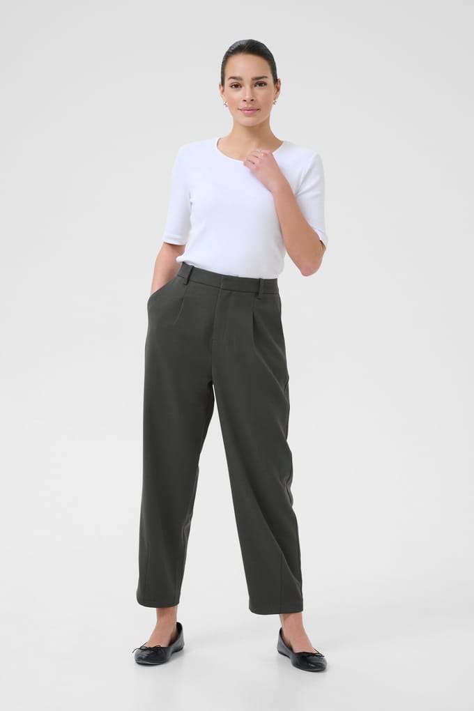 Pants Suiting Regular fit Black Oyster