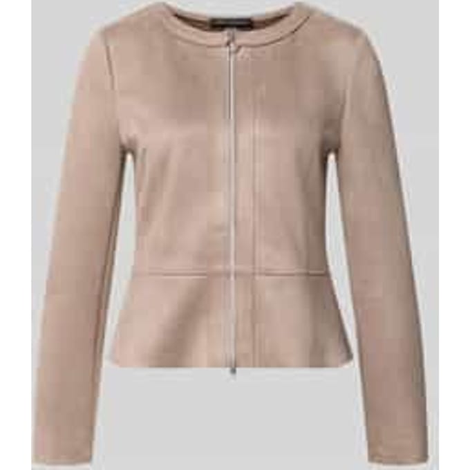 Regular Fit korte blazer in leerlook model 'NOS JULI'