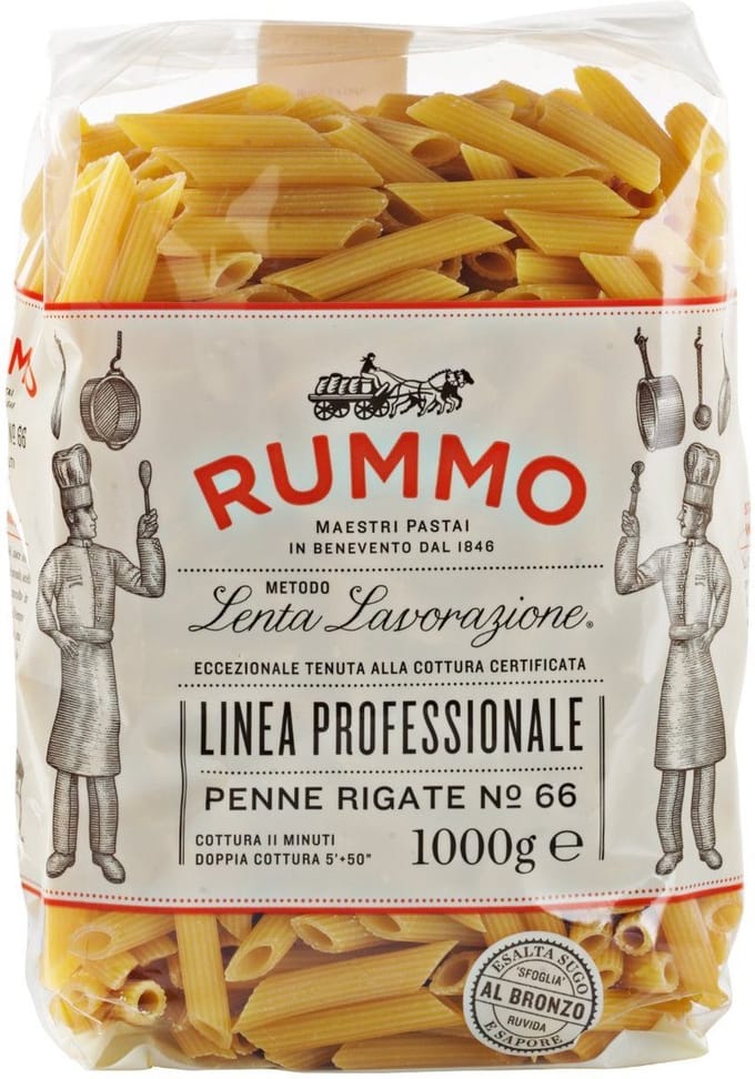 Rummo Lenta Lavorazione Penne rigate no. 66 1 kilo