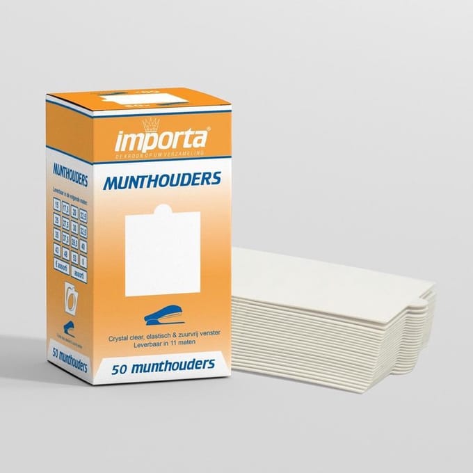 Importa Munthouders om te nieten zonder venster - 50 stuks